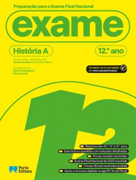 46918.20 - PREPARAÇÃO PARA O EXAME FINAL NACIONAL 2024 - HISTÓRIA A - 12º ANO