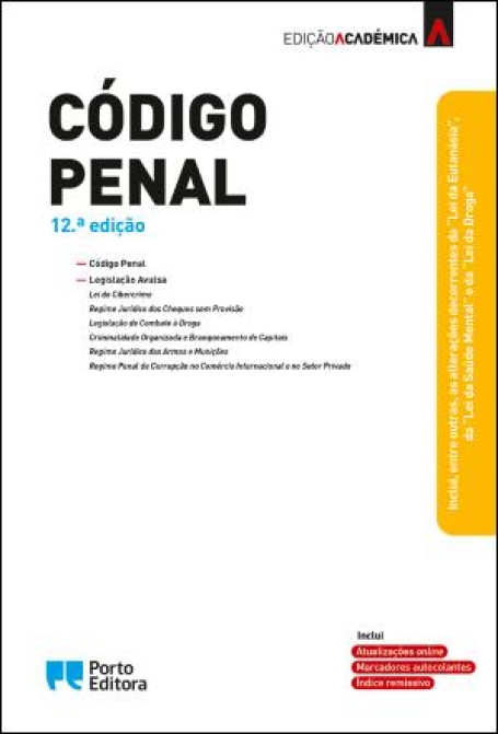 06762. 12 - CÓDIGO PENAL - Edição Académica - 12ª Edição