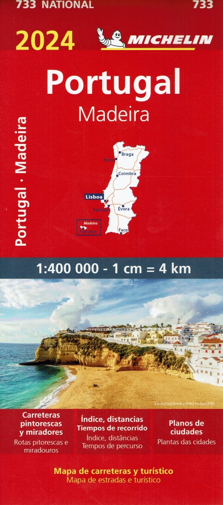 MAPA MICHELIN PORTUGAL MADEIRA