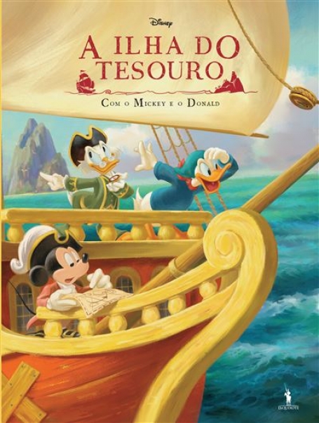 A ILHA DO TESOURO COM O MICKEY E O DONALD