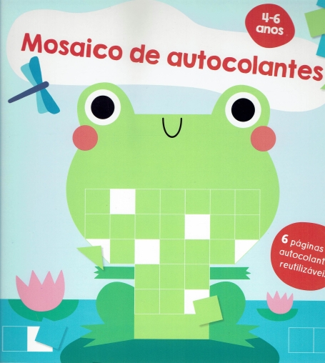 MOSAICO DE AUTOCOLANTES 4-6 ANOS SAPO