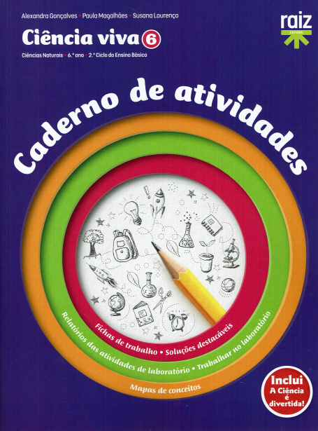 02996 - Caderno de Atividades - Ciência viva 6 - Ciências Naturais - 6.º Ano
