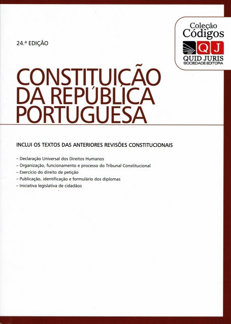 CONSTITUIÇÃO DA REPÚBLICA PORTUGUESA - 24ª edição