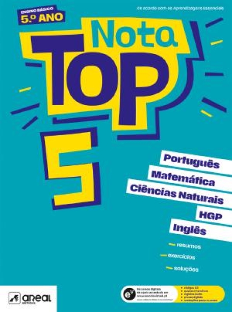 05000105.01000 - NOTA TOP 5º ANO PORTUGUES MATEMATICA CIENCIAS NATURAIS HGP INGLES