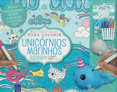 UNICÓRNIOS MARINHOS SQUISHY E MUITO MAIS! CALEIDOSCÓPIO PARA COLORIR