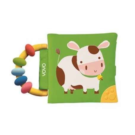 VACA - LIVRO DE PANO COM CHOCALHO