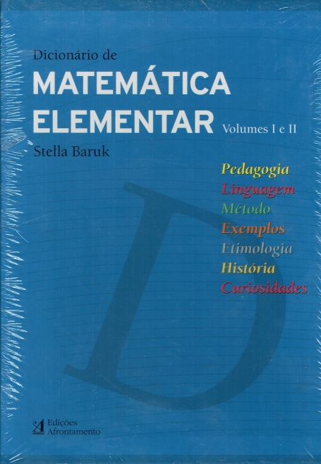 DICIONARIO DE MATEMATICA ELEMENTAR VOL. 1 e 2