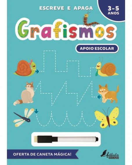 ESCREVE E APAGA GRAFISMOS APOIO ESCOLAR 3-5 ANOS