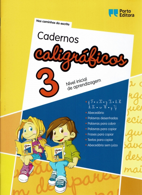 17046.16 - CADERNOS CALIGRAFICOS 3 - nivel inicial de aprendizagem