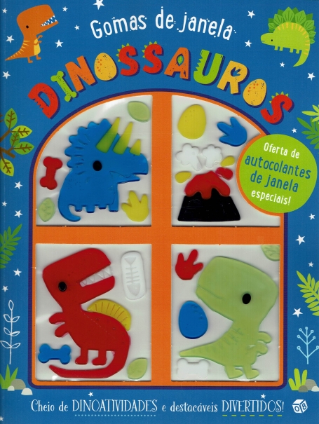 GOMAS DE JANELA DINOSSAUROS