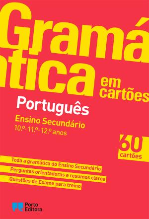 40222.10 - GRAMÁTICA EM CARTÕES - LIVRO PORTUGUÊS - ENSINO SECUNDÁRIO
