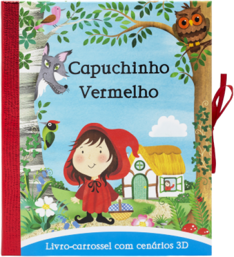 73071.10 - CAPUCHINHO VERMELHO - livro-carrossel com cenários 3D