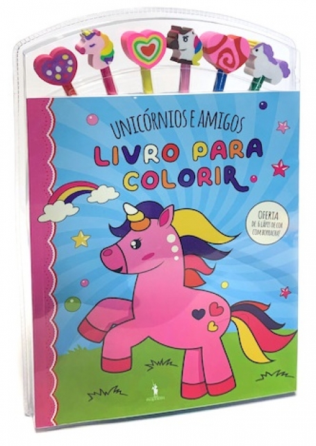 UNICÓRNIOS E AMIGOS - LIVRO PARA COLORIR
