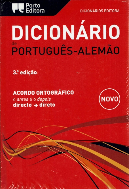 05031.30 - DICIONARIO DE PORTUGUES ALEMAO - NOVO ACORDO 3º EDICAO