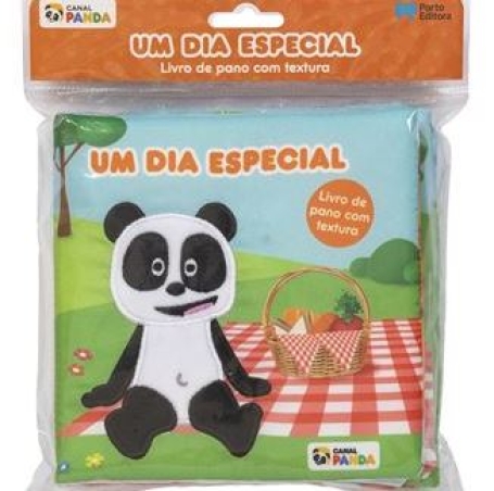 72898.10 - LIVRO DE PANO - PANDA - UM DIA ESPECIAL