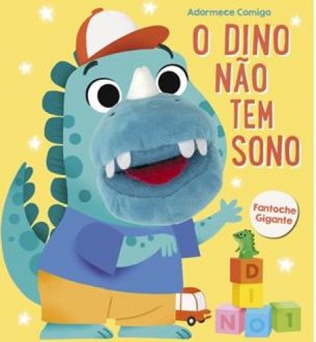 ADORMECE COMIGO: O DINO NÃO TEM SONO fantoche gigante