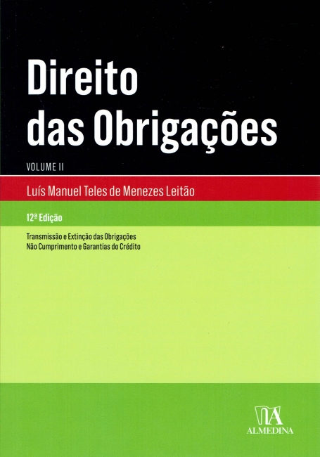 DIREITO DAS OBRIGACOES VOLUME II 12 edicao