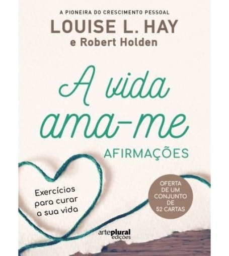 A VIDA AMA-ME AFIRMAÇÕES exercícios para curar a sua vida - oferta de um conjunto de 52 cartas