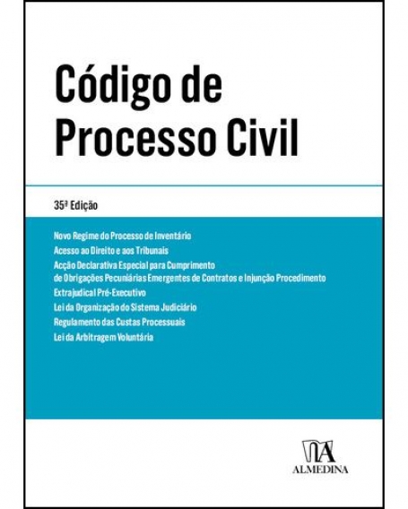 CODIGO DE PROCESSO CIVIL 35ª edição - BOLSO
