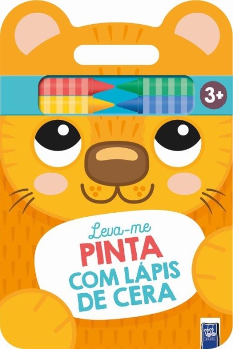 LEÃO 3+ LEVA-ME PINTA COM LAPIS DE CERA