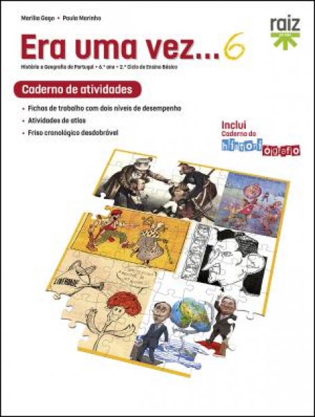02995.17 - Era uma vez... 6 - História e Geografia de Portugal - 6.º Ano - Caderno de Atividades