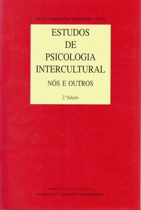 ESTUDOS DE PSICOLOGIA INTERCULTURAL NOS E OUTROS 2º EDICAO