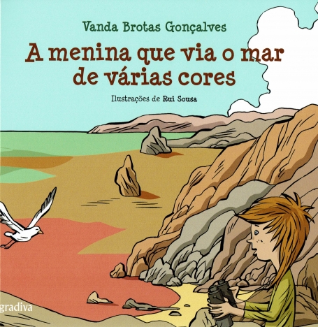 A MENINA QUE VIA O MAR DE VARIAS CORES