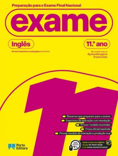 46910.20 - PREPARAÇÃO PARA O EXAME FINAL NACIONAL 2023 - INGLÊS - 11º ANO