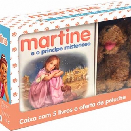 MARTINE - CAIXA COM 5 LIVROS E OFERTA DE PELUCHE