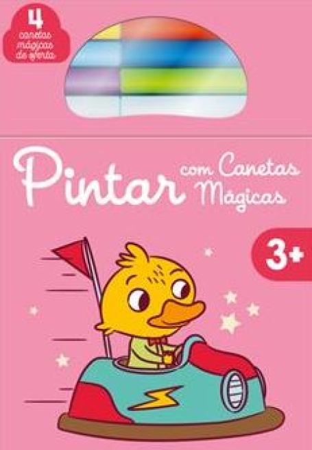 PINTAR COM CANETAS MÁGICAS 3 MAIS ROSA