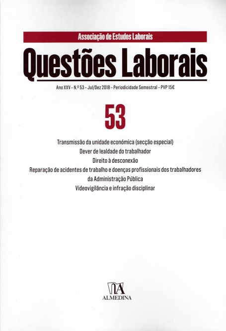 QUESTÕES LABORAIS 53 JUL/DEZ 2018