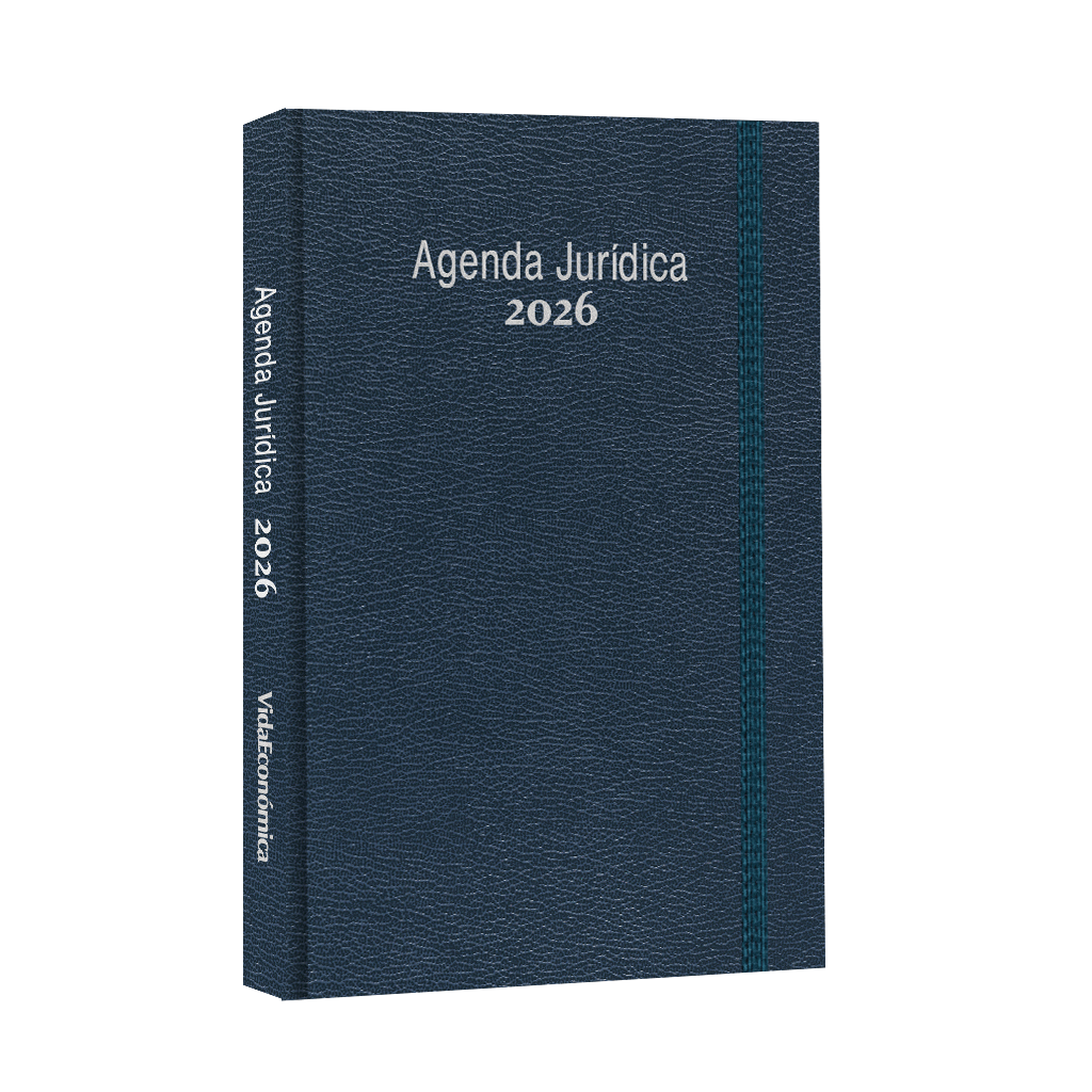 AGENDA JURIDICA 2026 AZUL BOLSO