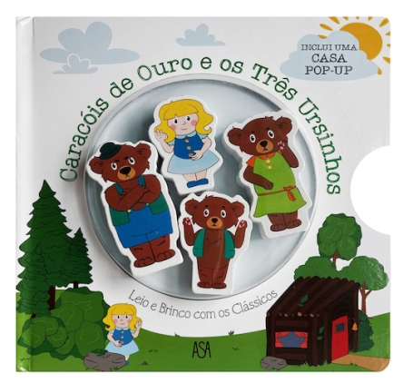 CARACÓIS DE OURO E OS TRÊS URSINHOS - Leio e brinco com os clássicos