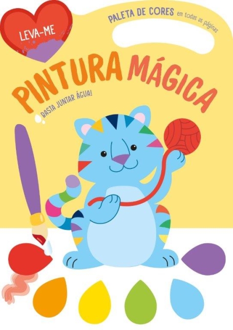GATO - PINTURA MÁGICA - BASTA JUNTAR ÁGUA! LEVA-ME