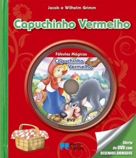 72755.10 - CAPUCHINHO VERMELHO - LIVRO + DVD - oferta de dvd com desenhos animados
