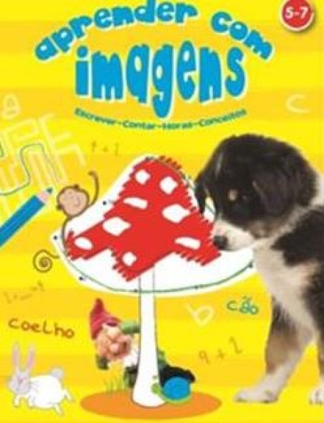 APRENDER COM IMAGENS - 5-7 ANOS ESCREVER CONTAR HORAS CONCEITOS