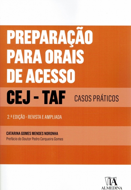 PREPARAÇÃO PARA ORAIS DE ACESSO CEJ - TAF CASOS PRATICOS 2ª EDIÇÃO