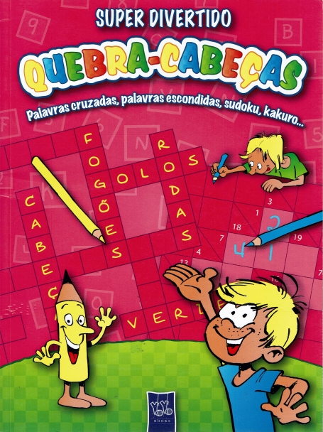 SUPER DIVERTIDO QUEBRA-CABECAS ROSA - PALAVRAS CRUZADAS PALAVRAS ESCONDIDAS SUDOKU KAKURO