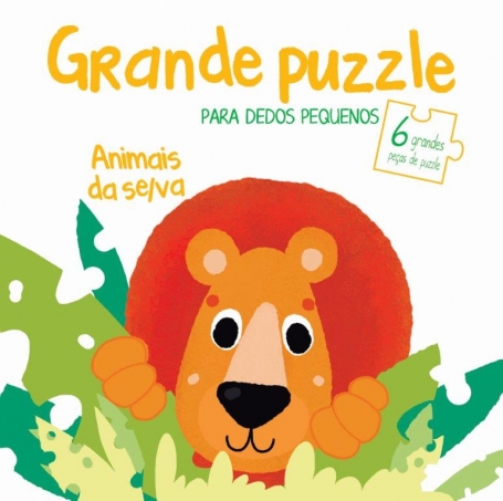 ANIMAIS DA SELVA - GRANDE PUZZLE PARA DEDOS PEQUENOS