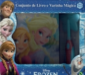 FROZEN - CONJUNTO DE LIVRO E VARINHA MAGICA