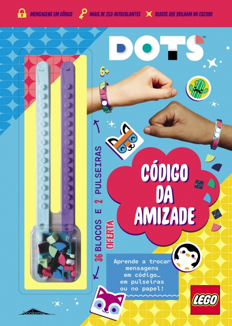 LEGO DOTS : CODIGO DA AMIZADE 36 blocos e 2 pulseiras