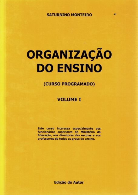 ORGANIZACAO DO ENSINO - CURSO PROGRAMADO VOL. I / II