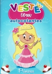 VESTE COM AUTOCOLANTES - PRINCESAS