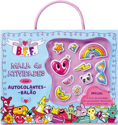 BFF - MALA DE ATIVIDADES COM AUTOCOLANTES-BALÃO