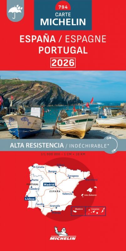 MAPA NATIONAL ESPANHA PORTUGAL: ALTA RESISTÊNCIA