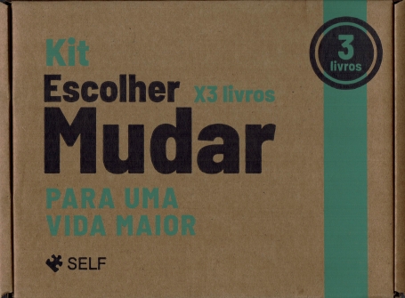 KIT ESCOLHER MUDAR PARA UMA VIDA MAIOR - 3 LIVROS
