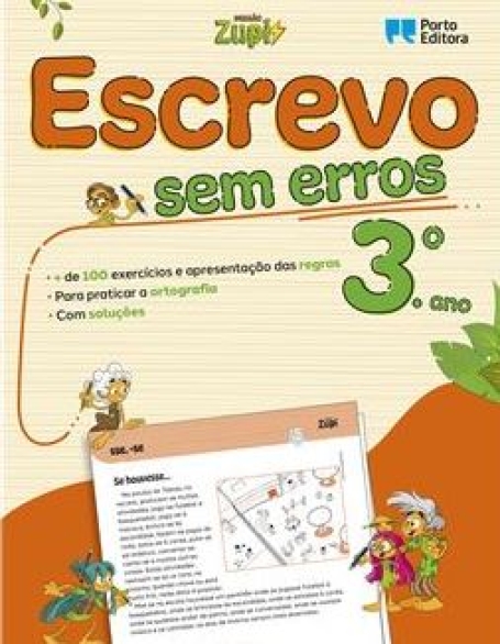 17105.10 - MISSÃO ZUPI - ESCREVO SEM ERROS 3. º ANO