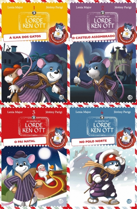 AS MISSÕES DO LORDE KEN OTT - PACOTE 4 LIVROS