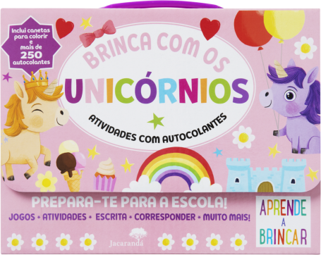 BRINCA COM OS UNICORNIOS atividades com autocolantes