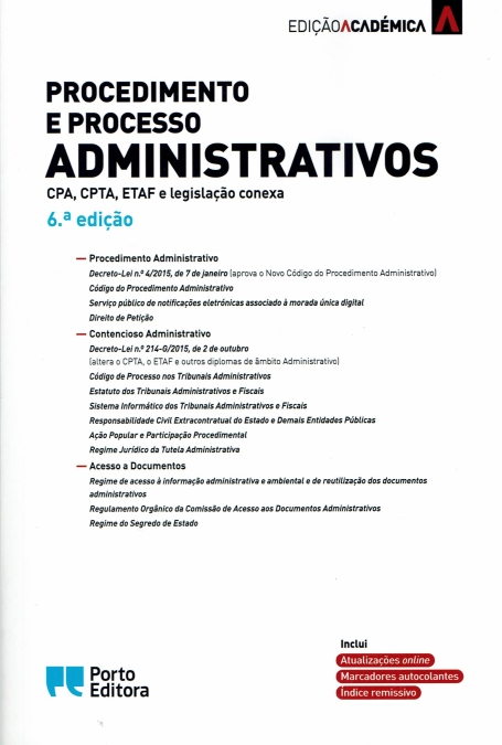 06772.60 - PROCEDIMENTO E PROCESSO ADMINISTRATIVOS 6ª Edição